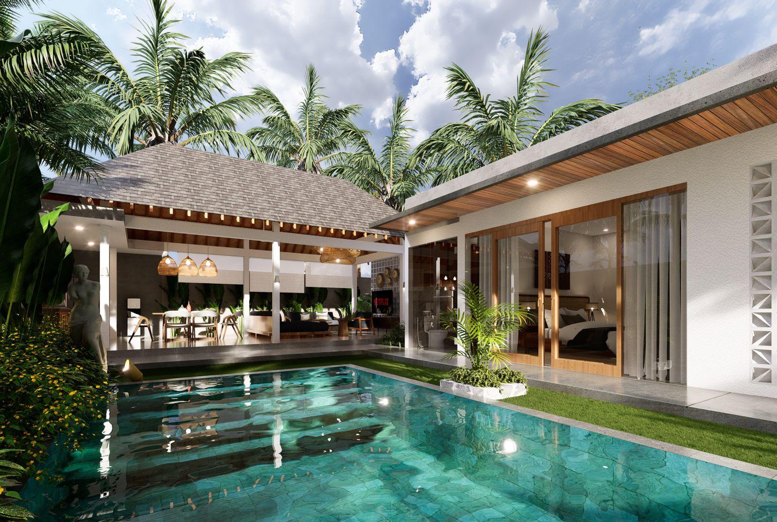 Upcoming 2 bedrooms Villa in the hearth of Seminyak